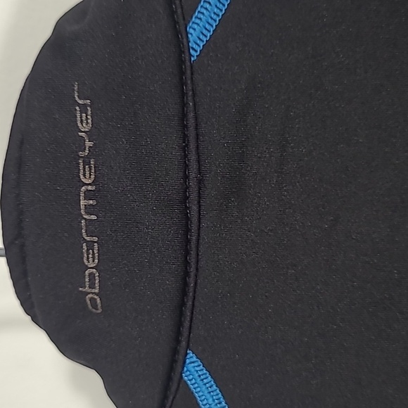 Obermeyer Sweater Men's Large Black 1/2 Zip Lightweight Spring Skiing Sweater - Picture 4 of 9